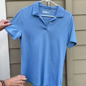 Cutter & Buck Men's Sky Blue Polo